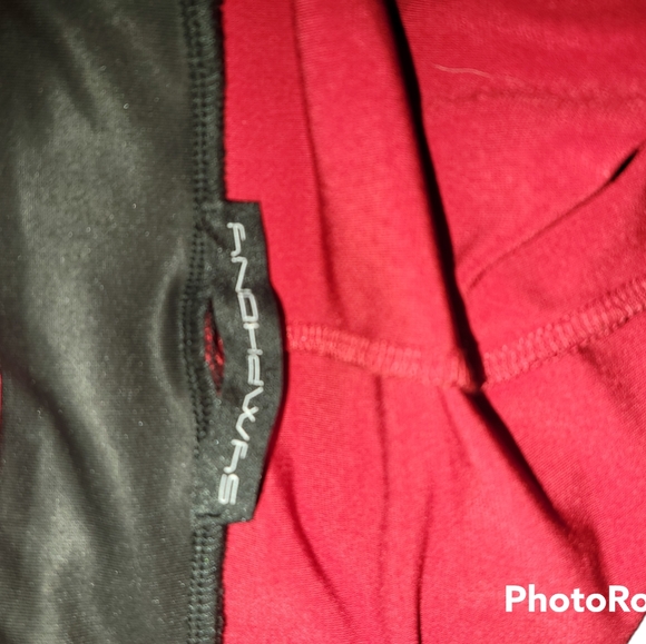 Red & Black Cutout Hi-Low Dress Large - Picture 3 of 4